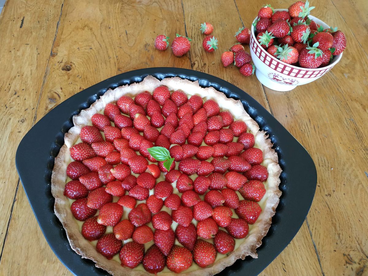 Tarte aux fraises