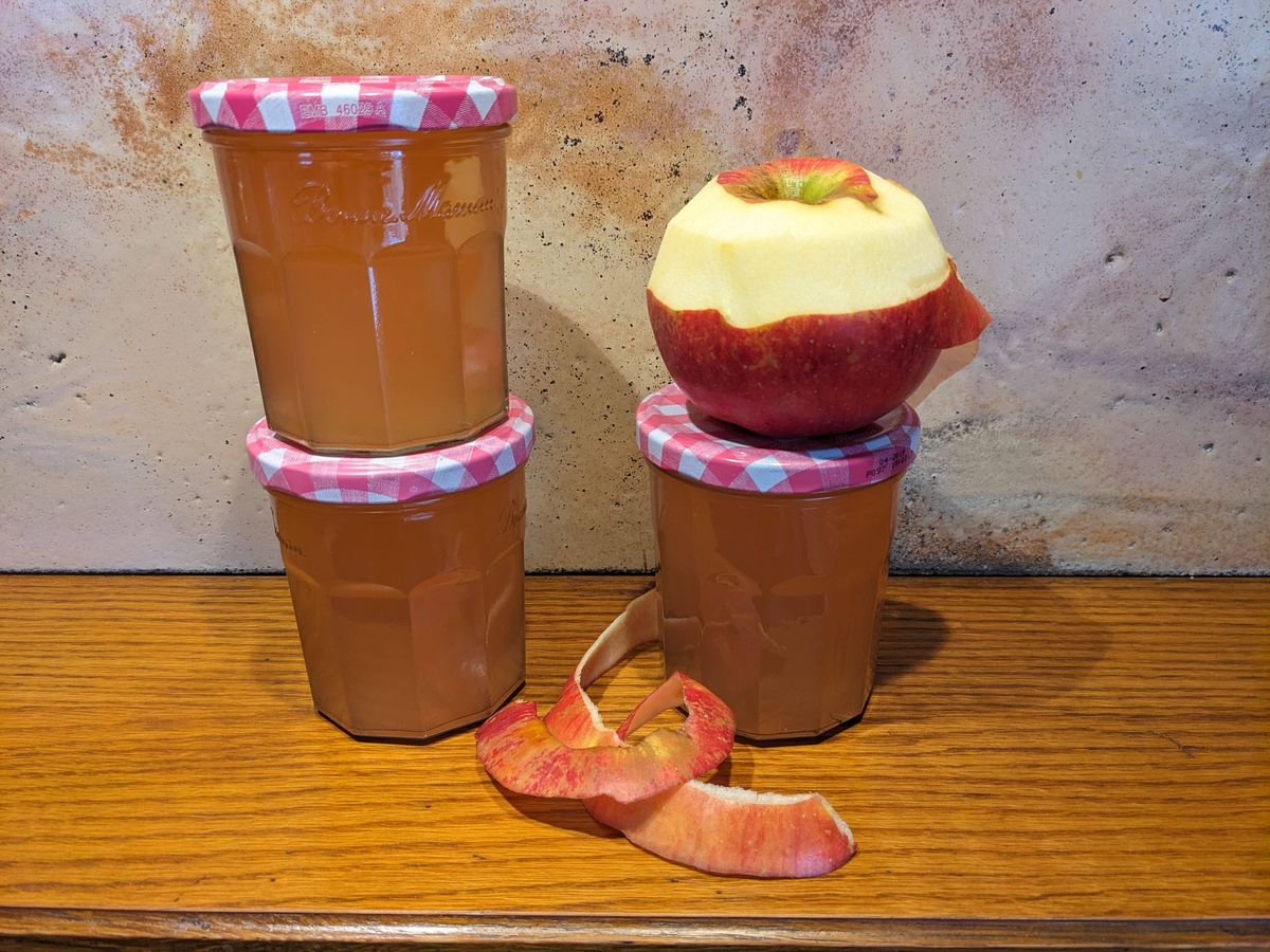 Gelée de pommes antigaspi