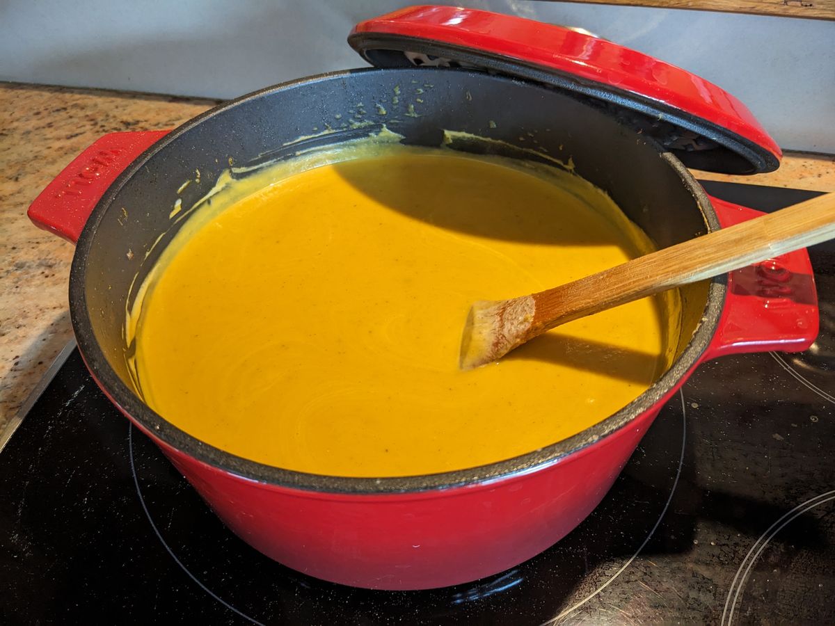 Velouté de butternut curry coco