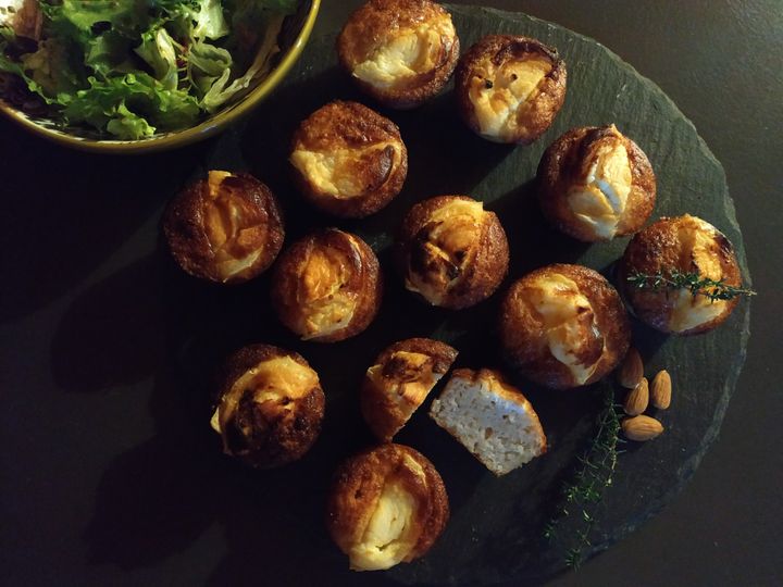 Financiers chèvre et miel