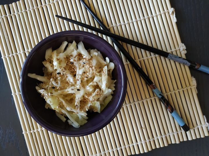 Salade de chou blanc "comme au resto japonais"