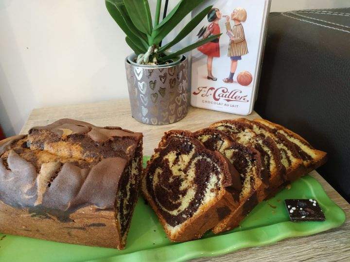 Gâteau marbré