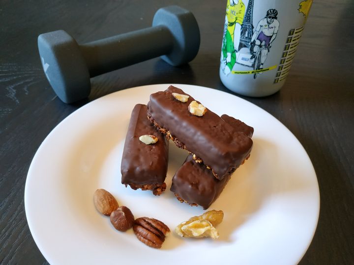 Barres énergétiques 4 noix et chocolat