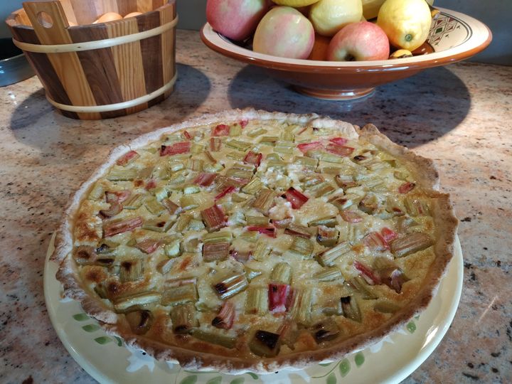 Tarte à la rhubarbe