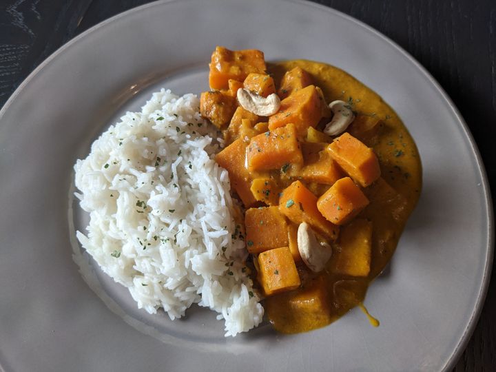 Curry de patate douce