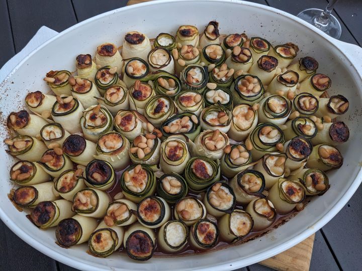 Involtini de courgettes