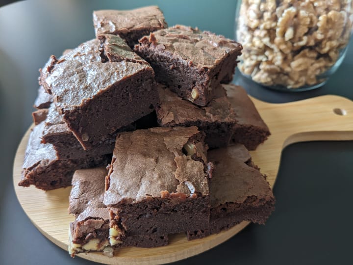 Brownie chocolat noix