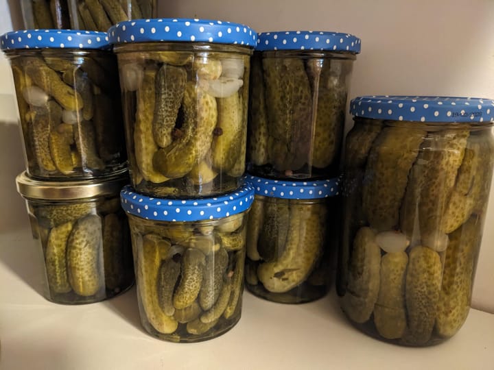 Cornichons aigre-doux